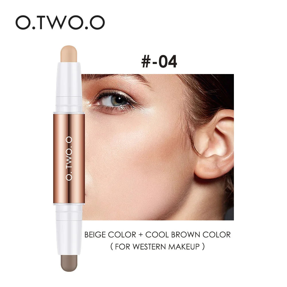 Wholesale O.TWO.O Contour Stick Double Head Contour Pen Waterproof Matte Finish Highlighters Shadow Contouring Pencil - AliExpress 66