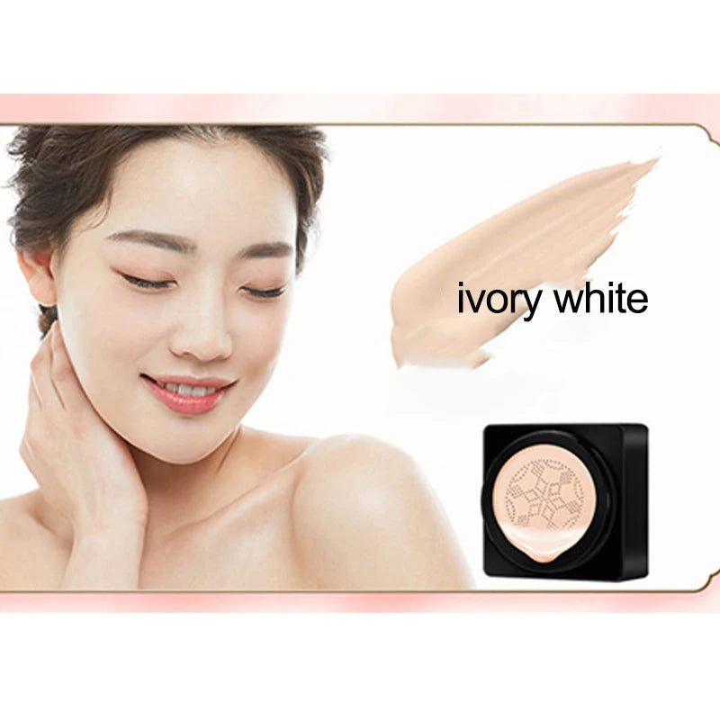 Mushroom Air Cushion Plant Nourishing BB Cream Concealer Moisturizing Foundation Fluid Isolating Plain CC Cream - AliExpress 66