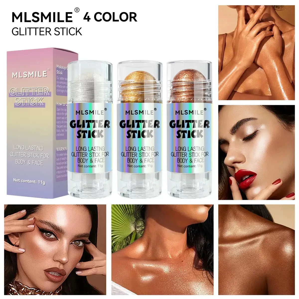 4 Colors Brighten Highlighter Bar Cosmetics Face Contour Bronzer Shimmer Highlighter Stick Body Highlighter Beauty Makeup - AliExpress 66