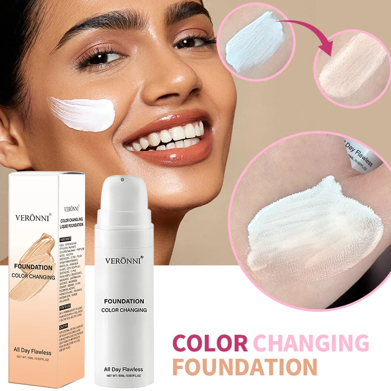 Color Changing Foundation ¨C Temperature Adaptive Liquid Makeup, Water-Resistant Hydrating Formula, Natural Skin-Like Finish - AliExpress 66