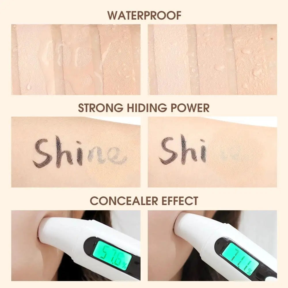 Air Cushion BB Cream Full Coverage Waterproof Foundation 3 Colors Lightweight Breatheable Concealer For Flawless Skin Makeup - AliExpress 66