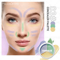 Three-color Facial Concealer, Covering Facial Blemishes and Spots, Waterproof, Long-lasting and Natural, Facial Cosmetics - AliExpress 66