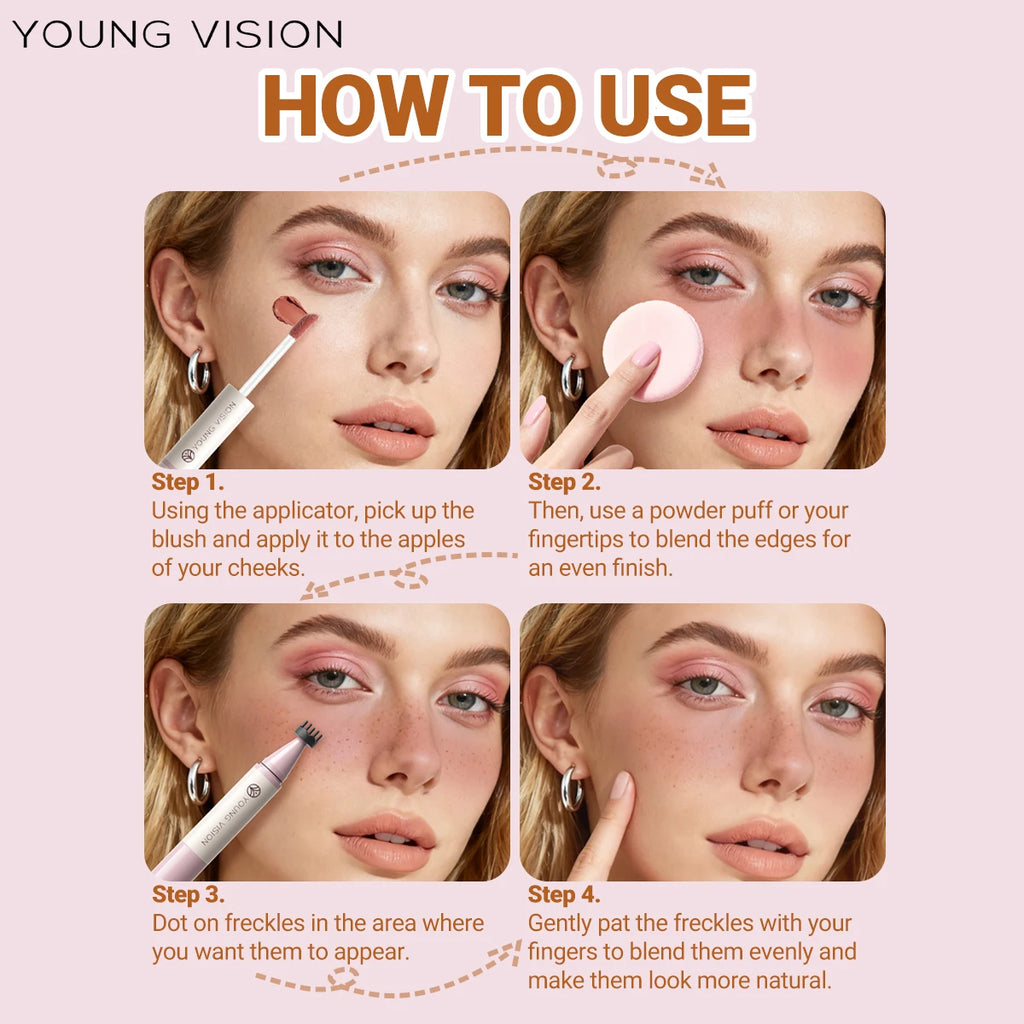Natural Imitation freckle Pen is not easy to fade long-lasting waterproof quick dry easy to use stamp freckle dot pen - AliExpress 66