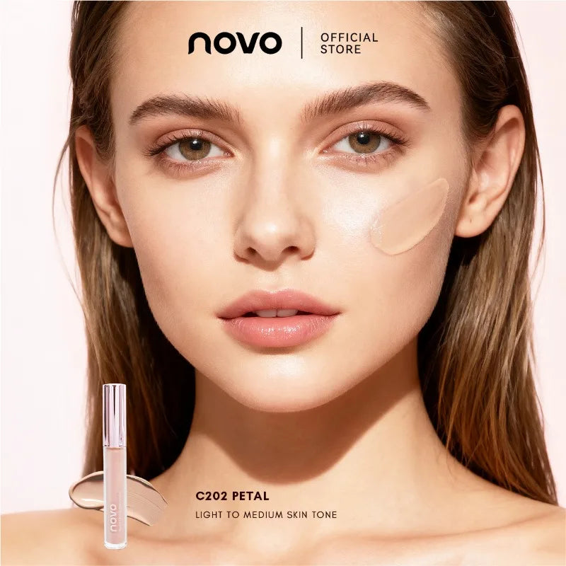 NOVO Refreshing&Nourishing Concealer Is Light and Thin in Texture, Which Partially Modifies Daily Facial Makeup
