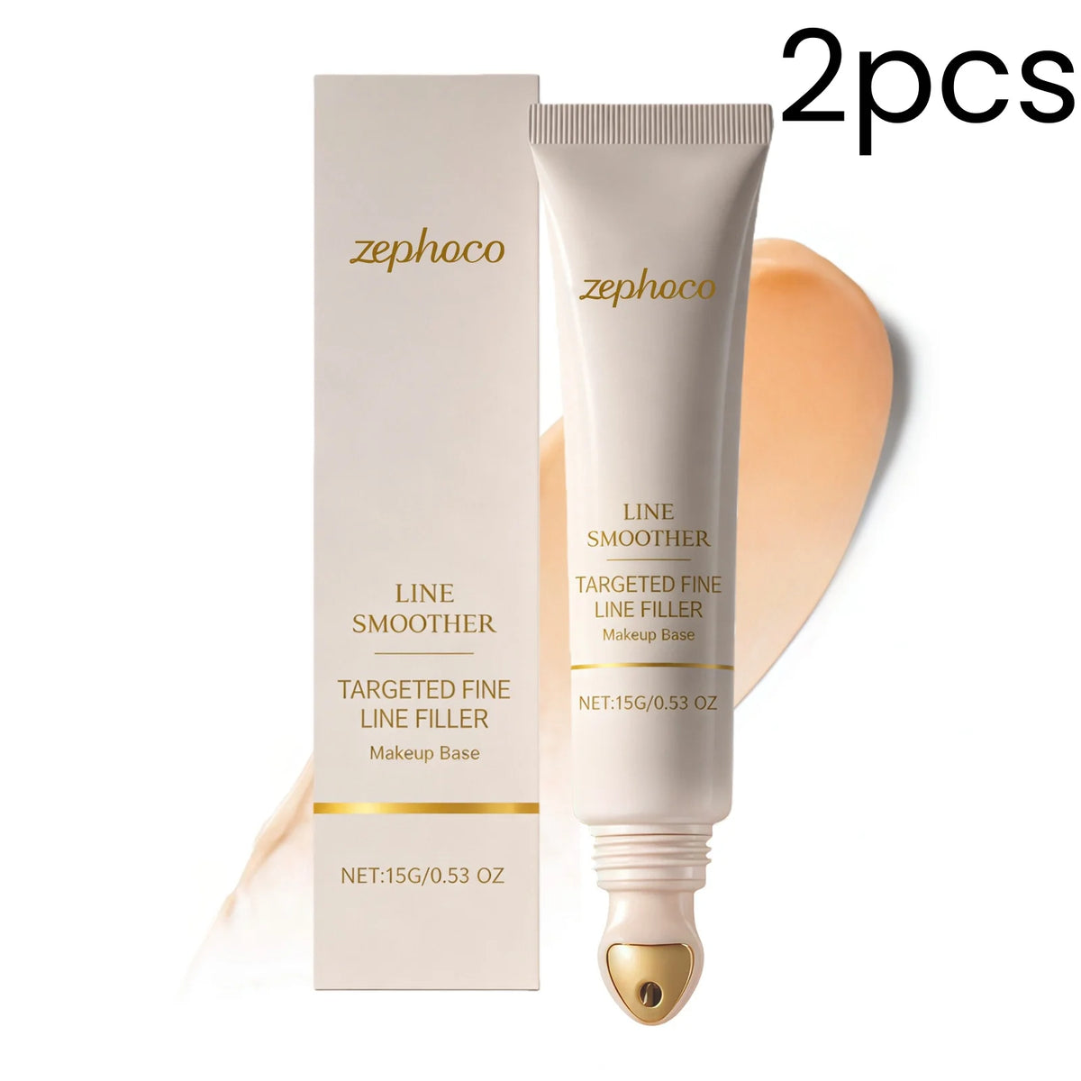 Zephoco Makeup Base Pore Blurring Smooth Fine Lines Brightening Skin Barrier Protection Color Correction Pre Makeup Primer 15g