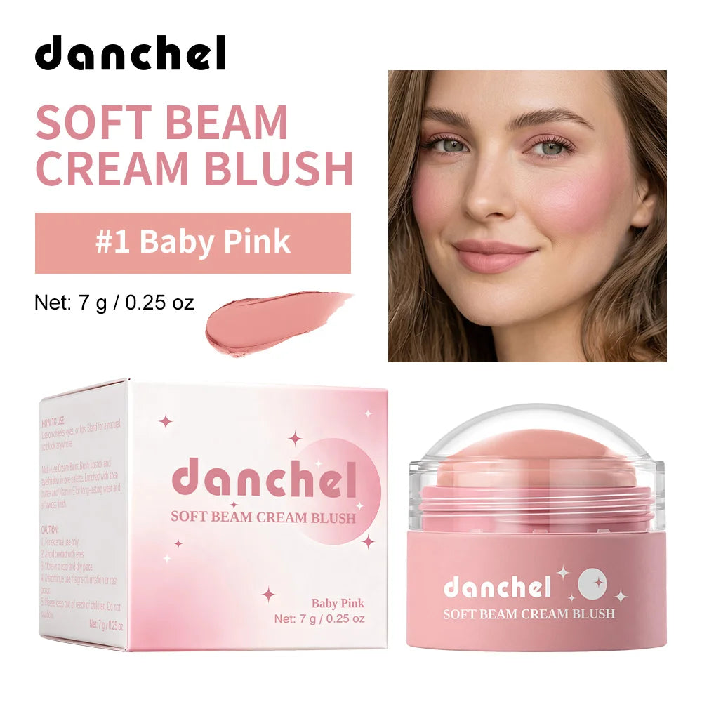 Soft Beam Blush Cream Multi Purpose Lipstick, Eye Shadow, Powder Blusher Long Lasting Makeup Smooth Creamy Texture Blusher Cream - AliExpress 66