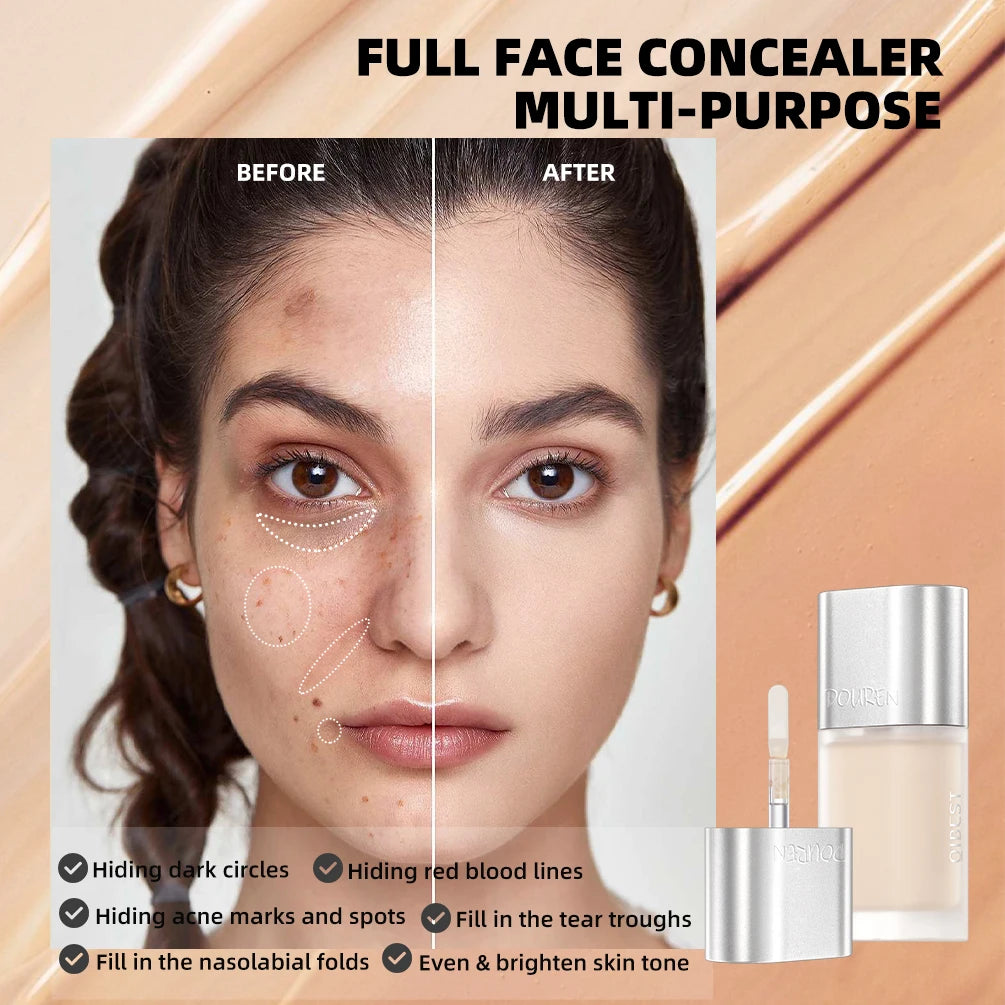 QIBEST Matte Lasting Liquid Concealer Stick Moisturizing Waterproof Full Face Cover Acne Dark Circles Concealer Cream Makeup - AliExpress 66