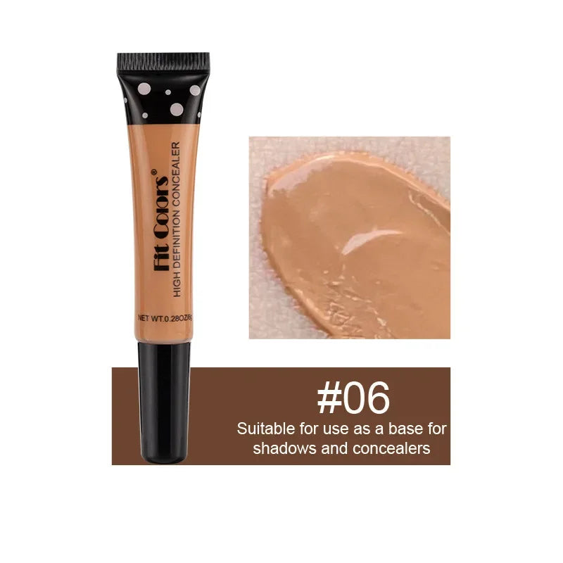 Fit Colors 8 Size Concealer With A Flexible Concealer Moisturizing Liquid Foundation To Cover Dark Circles And Acne Spots - AliExpress 66