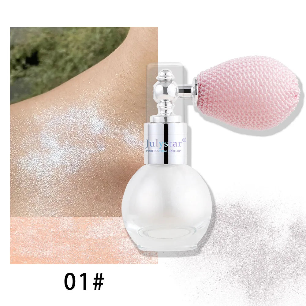 Popular Shimmer Liquid Highlighter Makeup Fine Glitter Brightening Cosmetic for Face Contour and Body Shiny Daily Party Make?up