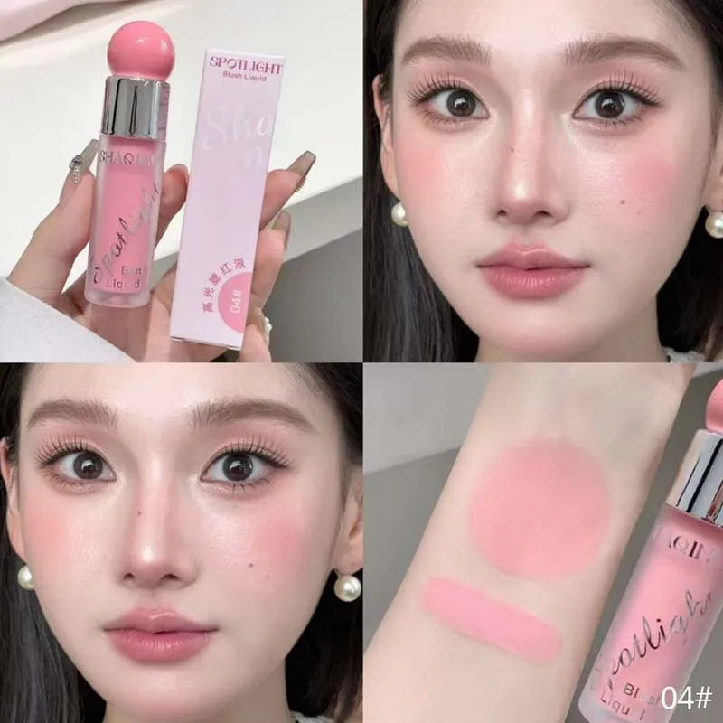 Liquid Blusher Makeup Water Light Jelly Blush Cool Warm Tone NudePink Liquid Rouge Highlighter Brighten Face Korean Style Makeup - AliExpress 66