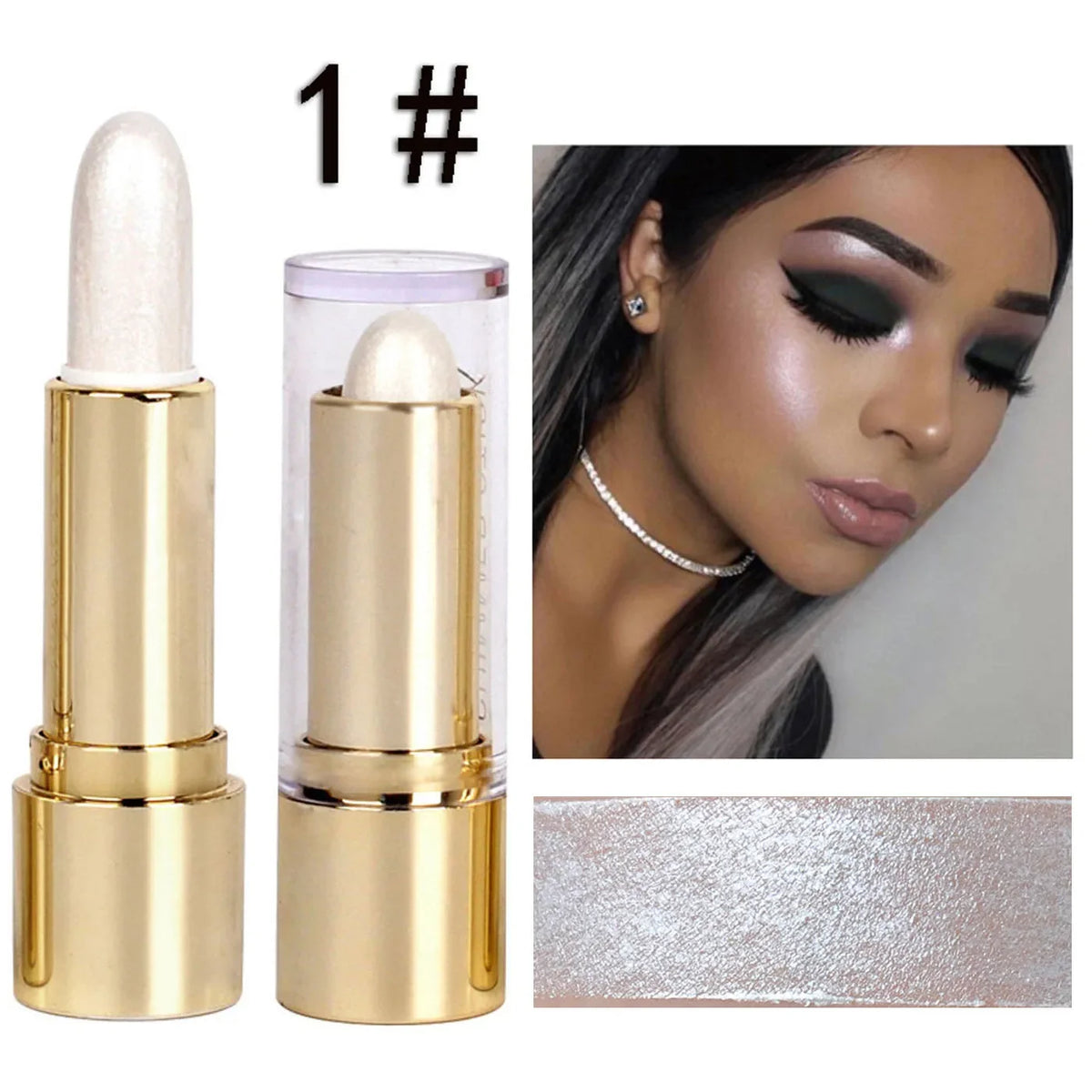 DNM 3 Colors Brighten Highlighter Bar Cosmetics Face Contour Bronzer Shimmer Highlighter Stick Concealer Cream Beauty Makeup - AliExpress 66