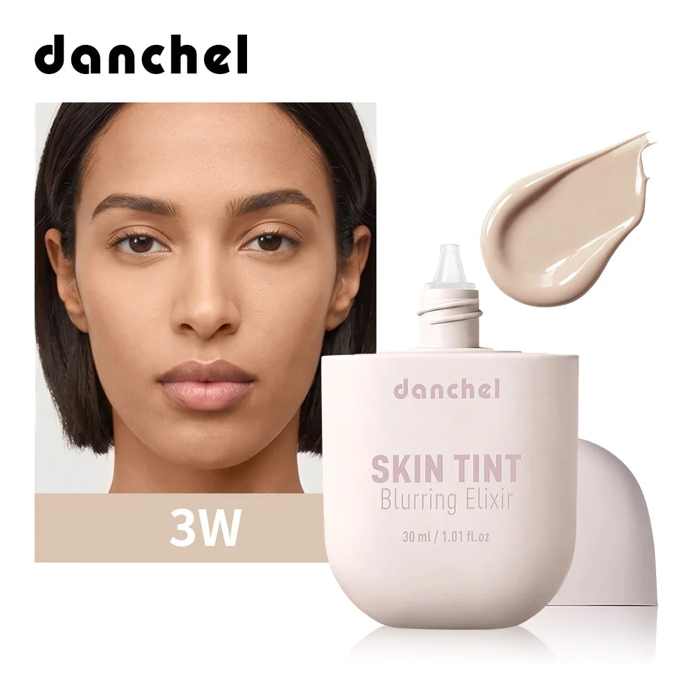 Skin Tint Blurring Elixir Even Skin Tone 12h Long-lasting Natural Finish Hide Pores Fine Lines Lightweight Breathable Skin Tint