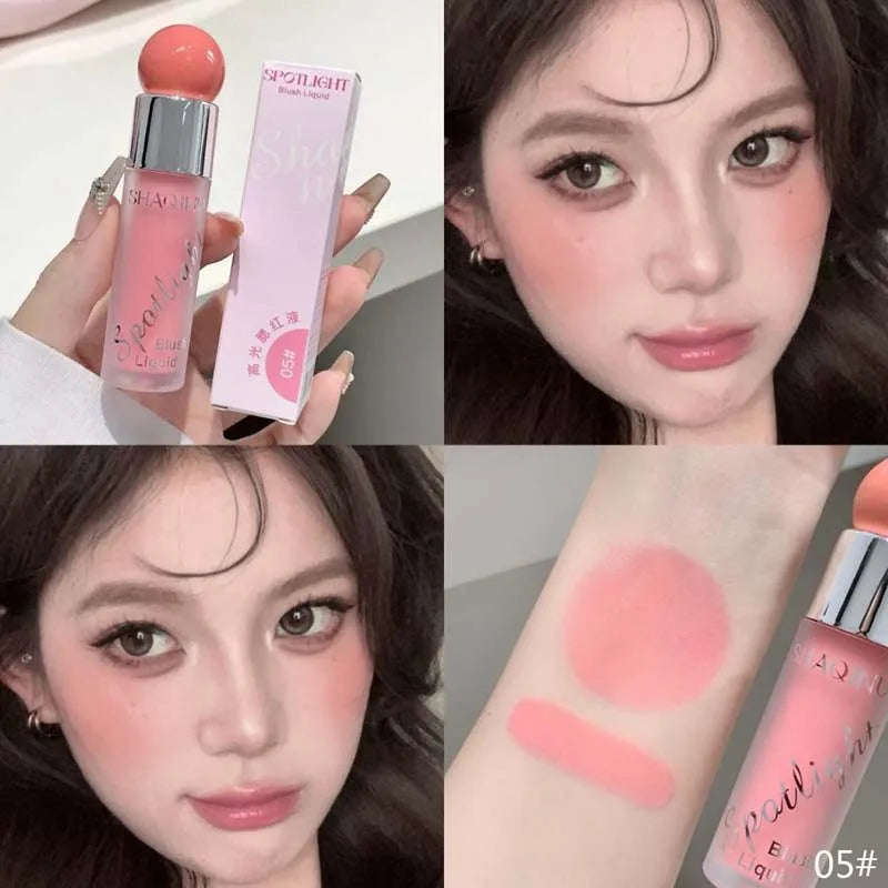 Liquid Blusher Makeup Water Light Jelly Blush Cool Warm Tone NudePink Liquid Rouge Highlighter Brighten Face Korean Style Makeup - AliExpress 66