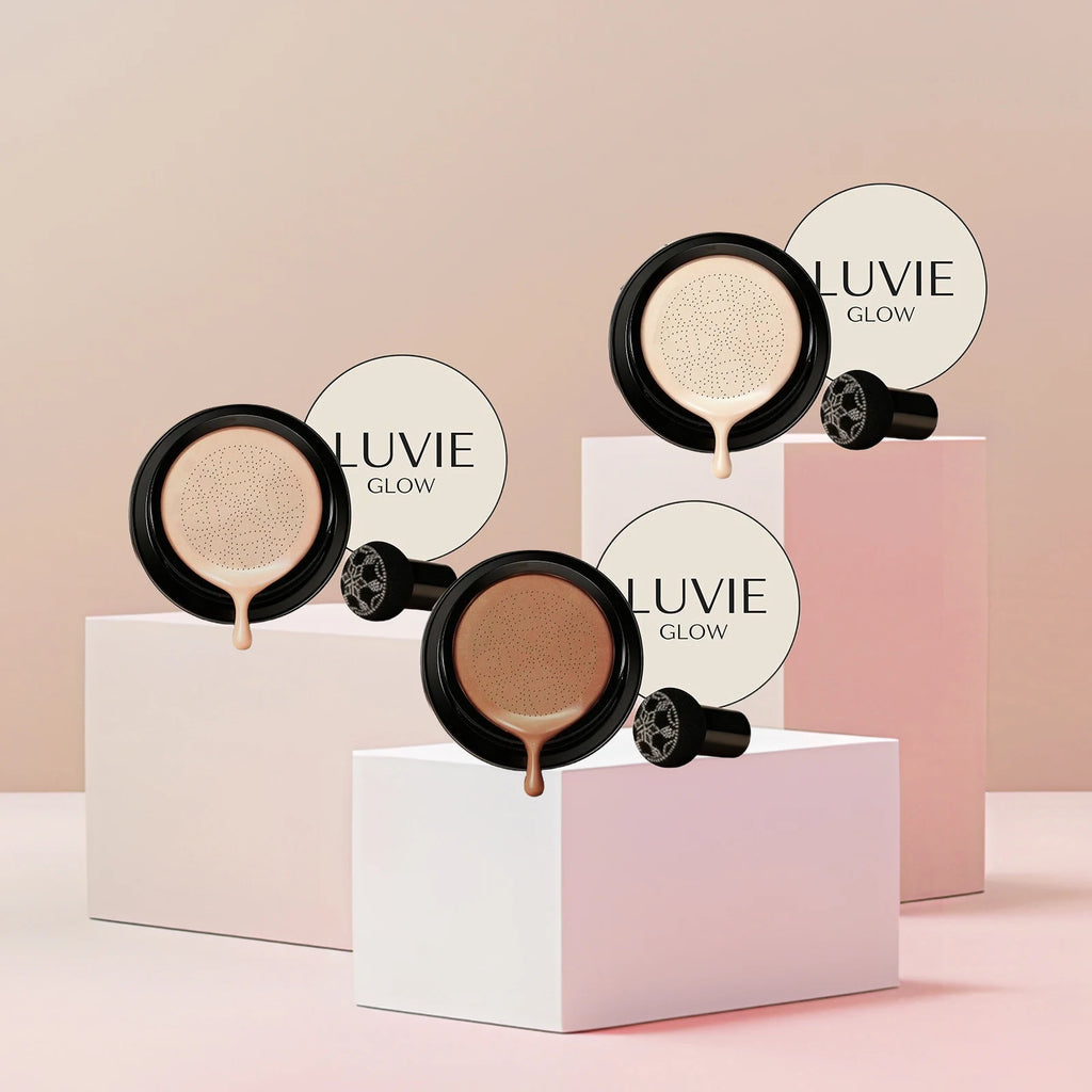 Mushroom Head Air Cushion Moisturizing Whitening Concealer CC Cream Foundation Waterproof Oil Control Long-Lasting Nude Makeup - AliExpress 66