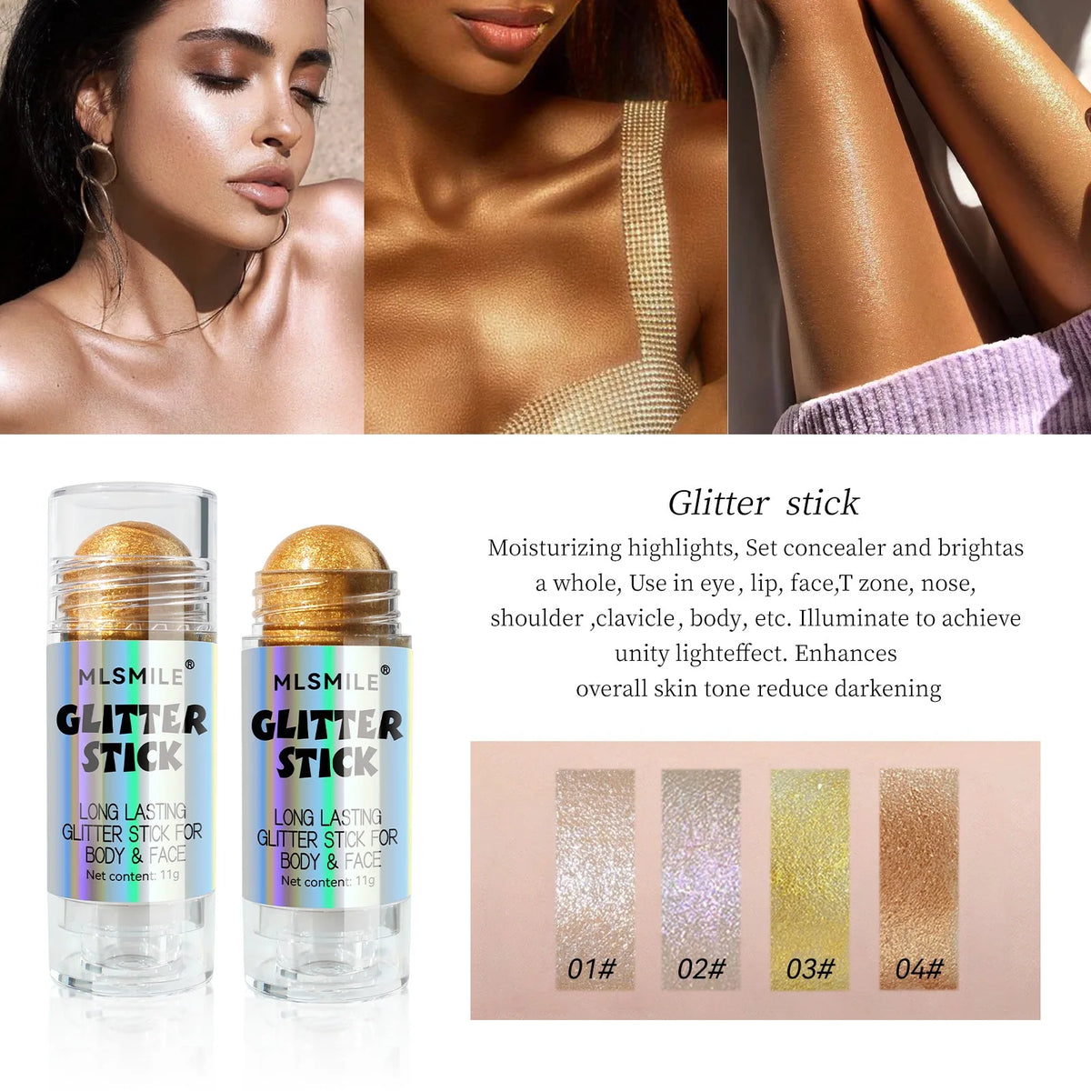 4 Colors Brighten Highlighter Bar Cosmetics Face Contour Bronzer Shimmer Highlighter Stick Body Highlighter Beauty Makeup - AliExpress 66