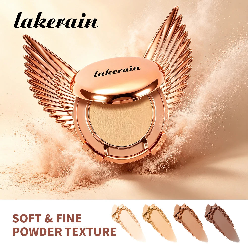 Angel Wings Phone Grip & Pressed Powder Soft Blur Makeup Finish Fine Soft-focus Powders Oil Control 2 IN 1 Phone Grip & Powder