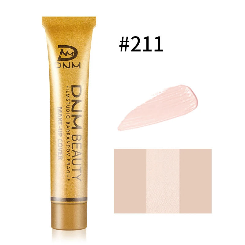Gold Tube Full Coverage Concealer,Face High Coverage Foundation Cream For Dark Circles Tattoos Freckles Redness,Even Skin Tone - AliExpress 66