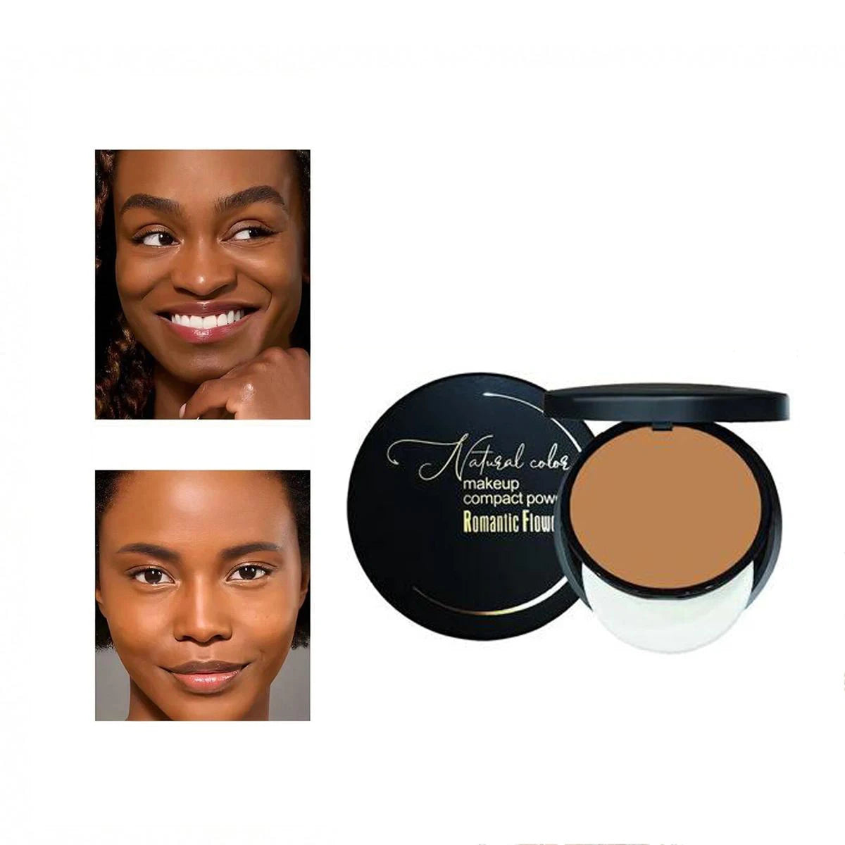 Setting PowderOil ControlBrightening Concealer Matte Waterproof Long-lasting No Smudge Compact Makeup for Women Girls Daily Use - AliExpress 66