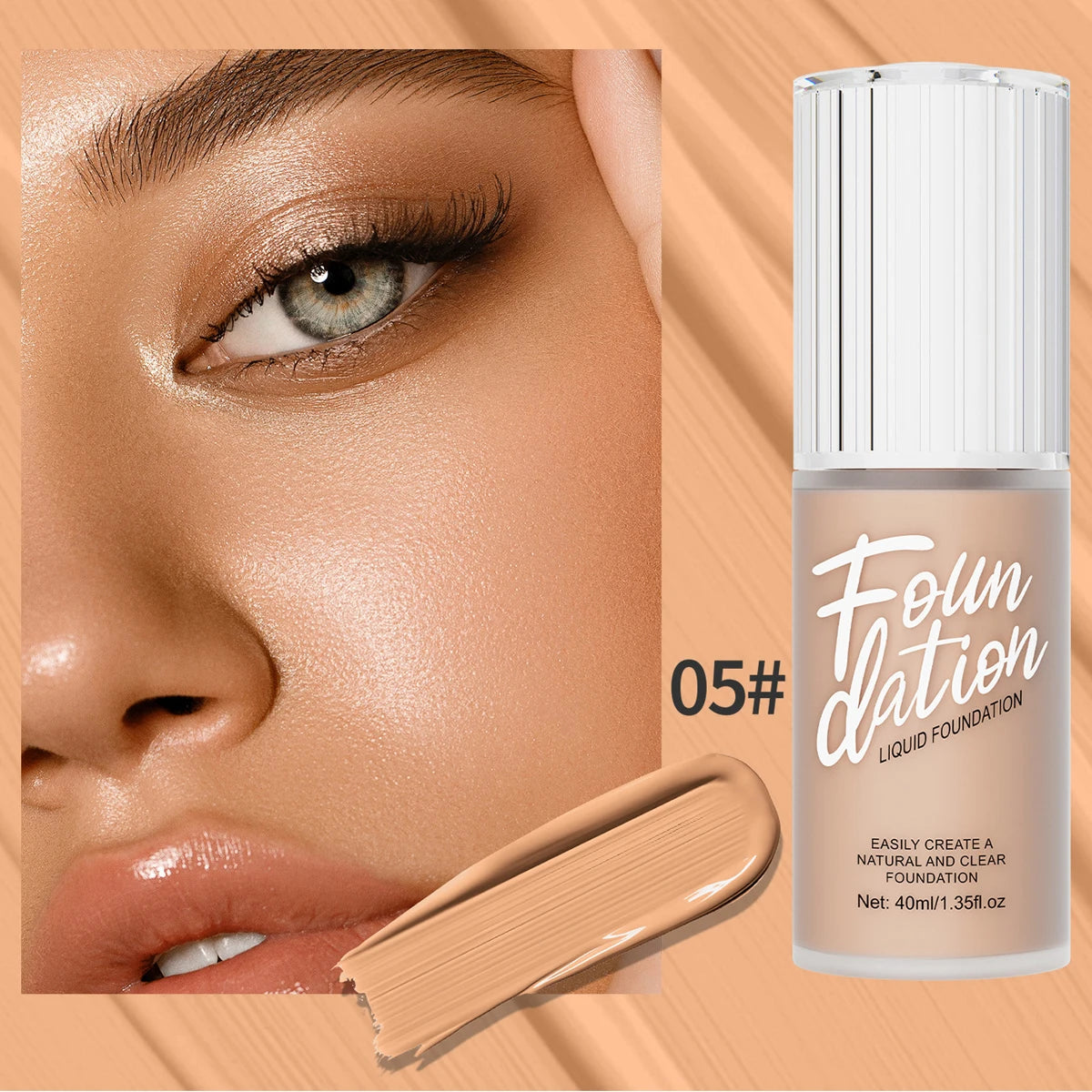 Waterproof Matte Liquid Foundation Provides Strong Coverage for Dark Circles Brightens and Evens Skin Tone and Doesn T Cake - AliExpress 66