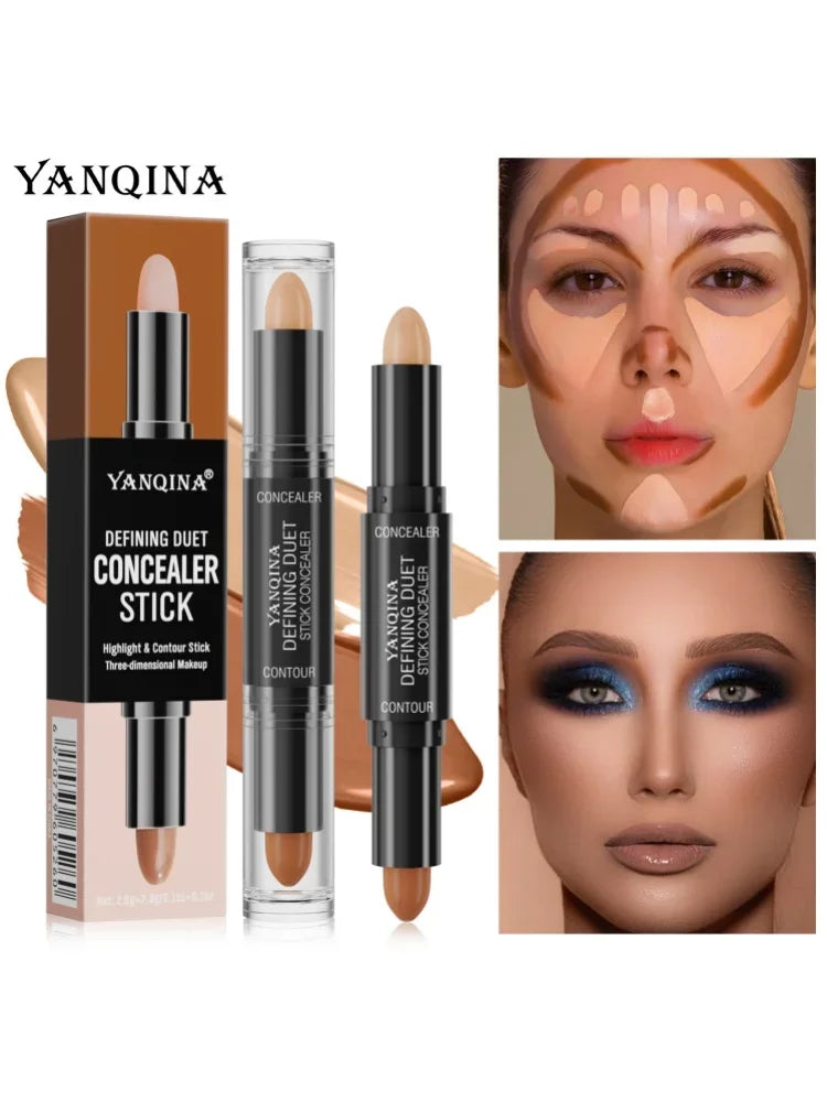 Long Lasting Face Foundation Concealer Pen Dark Circles Corrector Contour Stick Cosmetic Makeup Tool for Even Skin Tone - AliExpress 66