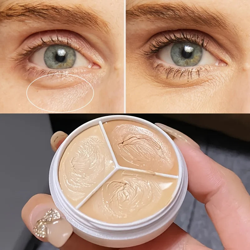 Three Color Concealer To Cover Spots Pimples Black Eye Circles Lacrimal Groove Repair Foundation Make Up And Makeup Makeup - AliExpress 66