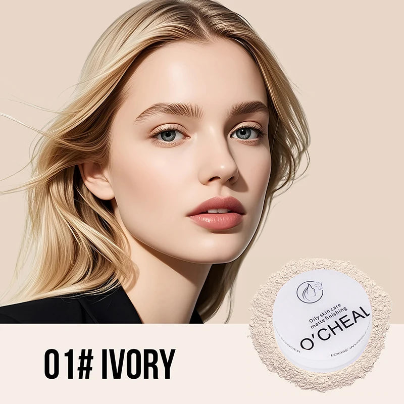 O'CHEAL Loose Invisible Powder Oil Control Waterproof Soft-focus Skin Smoothing Lightweight luminous Long-lasting Powder Makeup - AliExpress 66