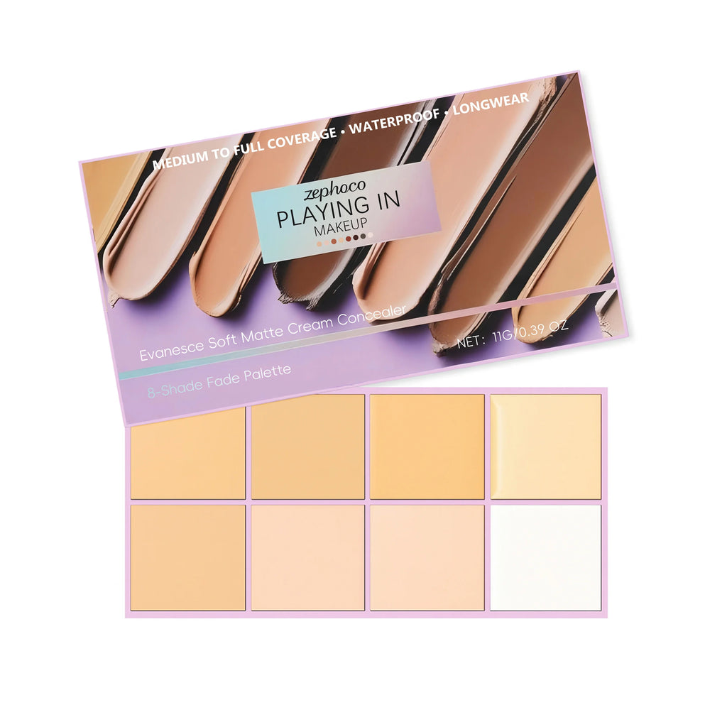 Zephoco High Coverage Concealer Palette - Long Lasting Waterproof Matte Makeup for Dark Circle Corrector Improve Skin Redness - AliExpress 66