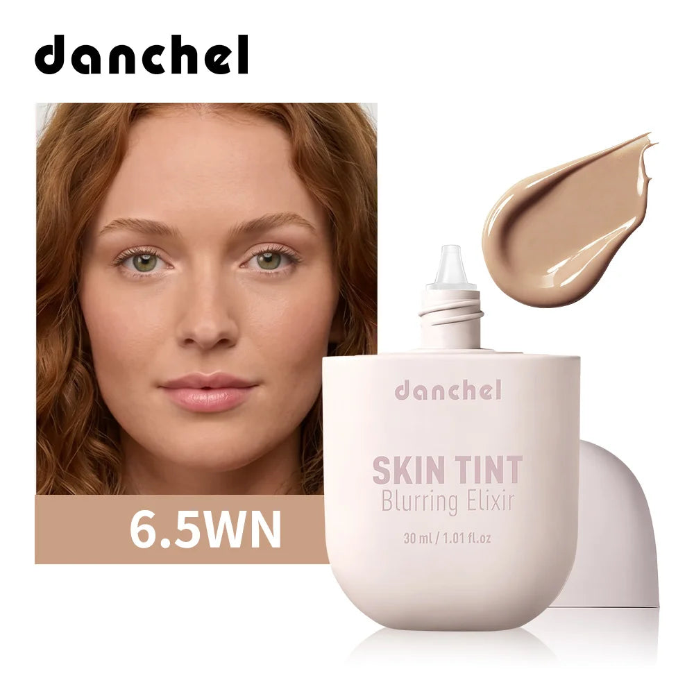 Skin Tint Blurring Elixir Even Skin Tone 12h Long-lasting Natural Finish Hide Pores Fine Lines Lightweight Breathable Skin Tint